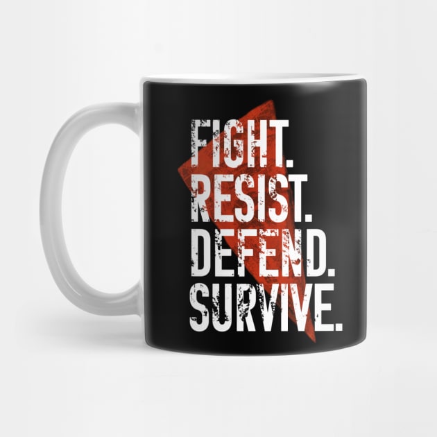 Fight Resist Defend Survive - Wynonna Earp by Queerdelion